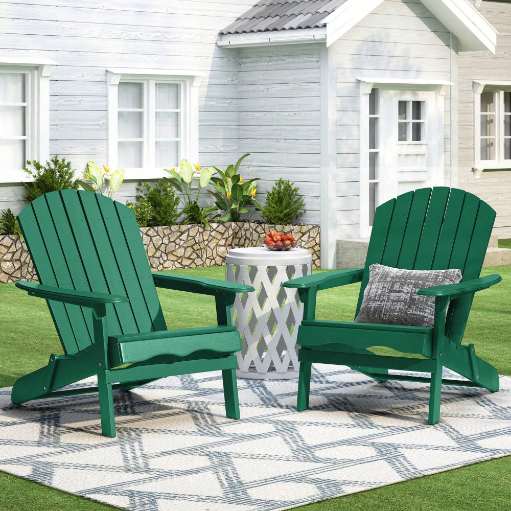 Classic Outdoor Adirondack Chair - Perfect For Relaxing In Your Patio Or Garden