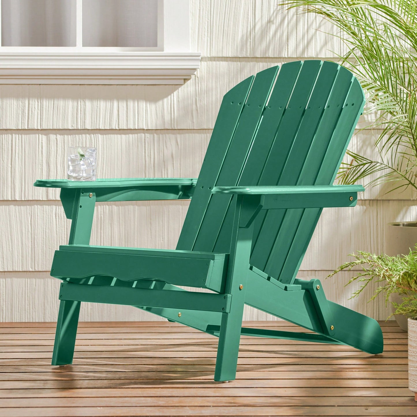 Classic Outdoor Adirondack Chair - Perfect For Relaxing In Your Patio Or Garden