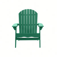 Classic Outdoor Adirondack Chair - Perfect For Relaxing In Your Patio Or Garden