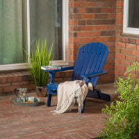 Classic Outdoor Adirondack Chair - Perfect For Relaxing In Your Patio Or Garden