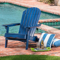 Classic Outdoor Adirondack Chair - Perfect For Relaxing In Your Patio Or Garden