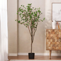 180CM Lifelike Artificial Milan Leaf Bonsai Tree For Home And Office Decor