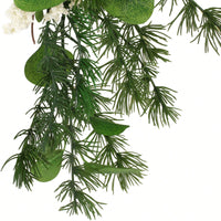 5-Foot Lush Leaves And Berry Garland For Festive Decor And Home Accents