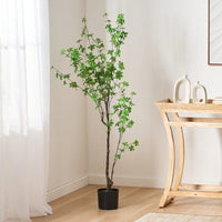 150CM Realistic Artificial Disc Leaf Tree - Perfect Indoor And Outdoor Decorative Plant