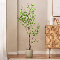 150CM Realistic Artificial Disc Leaf Tree - Perfect Indoor And Outdoor Decorative Plant