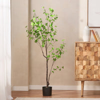 150CM Realistic Artificial Disc Leaf Tree - Perfect Indoor And Outdoor Decorative Plant