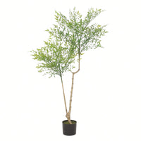 Lifelike 120CM Faux Nandina Plant - Perfect For Home Décor And Indoor Gardens