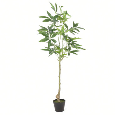 120CM Lifelike Artificial Pachira Plant For Home And Office Decor - Perfect Faux Tree For Any Space