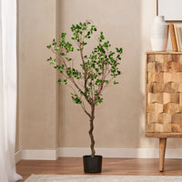 120 Cm Realistic Artificial Milan Leaf Bonsai Tree – Ideal Home Decor And Office Accent