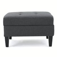 Stylish Storage Ottoman For Living Room Organization And Comfort