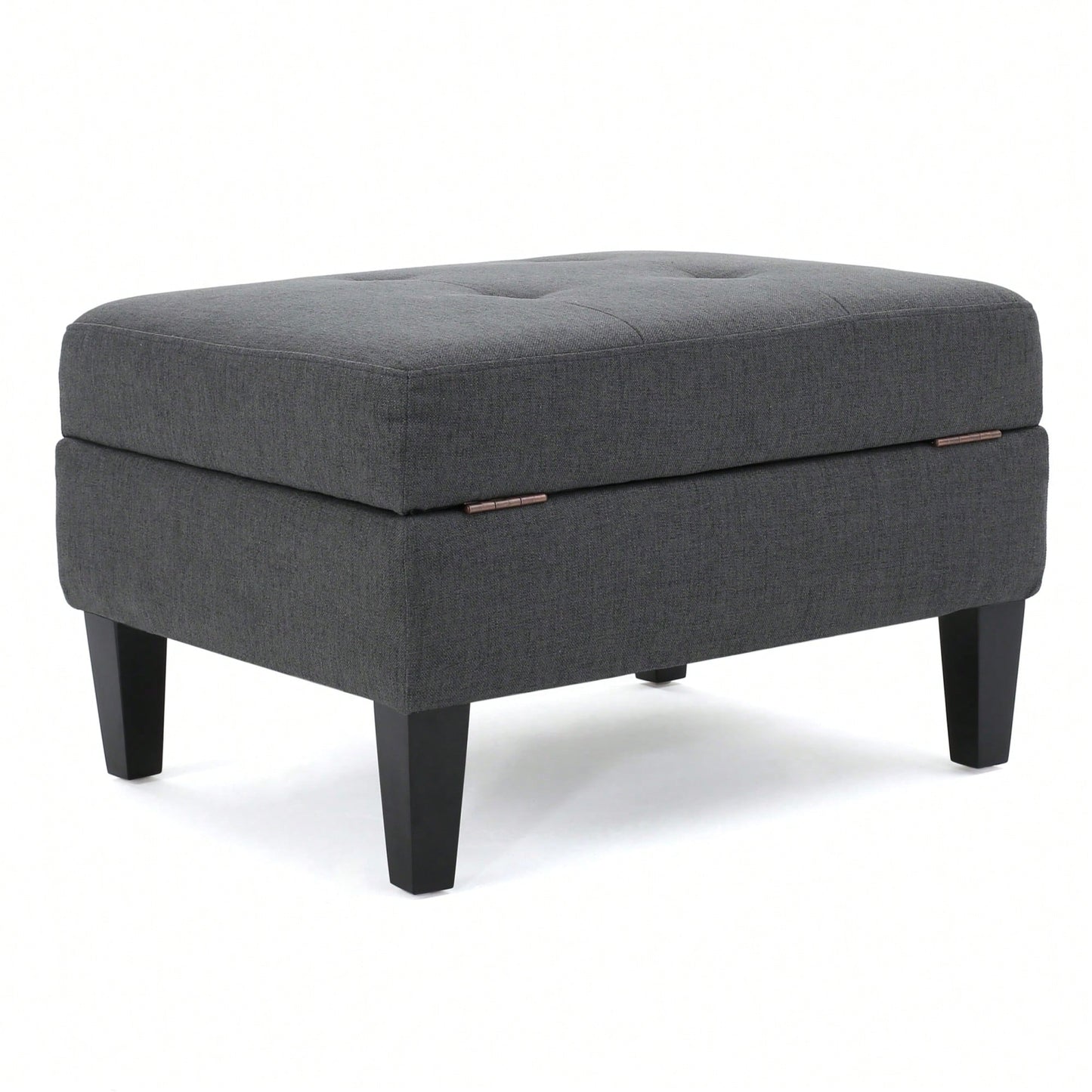 Stylish Storage Ottoman For Living Room Organization And Comfort