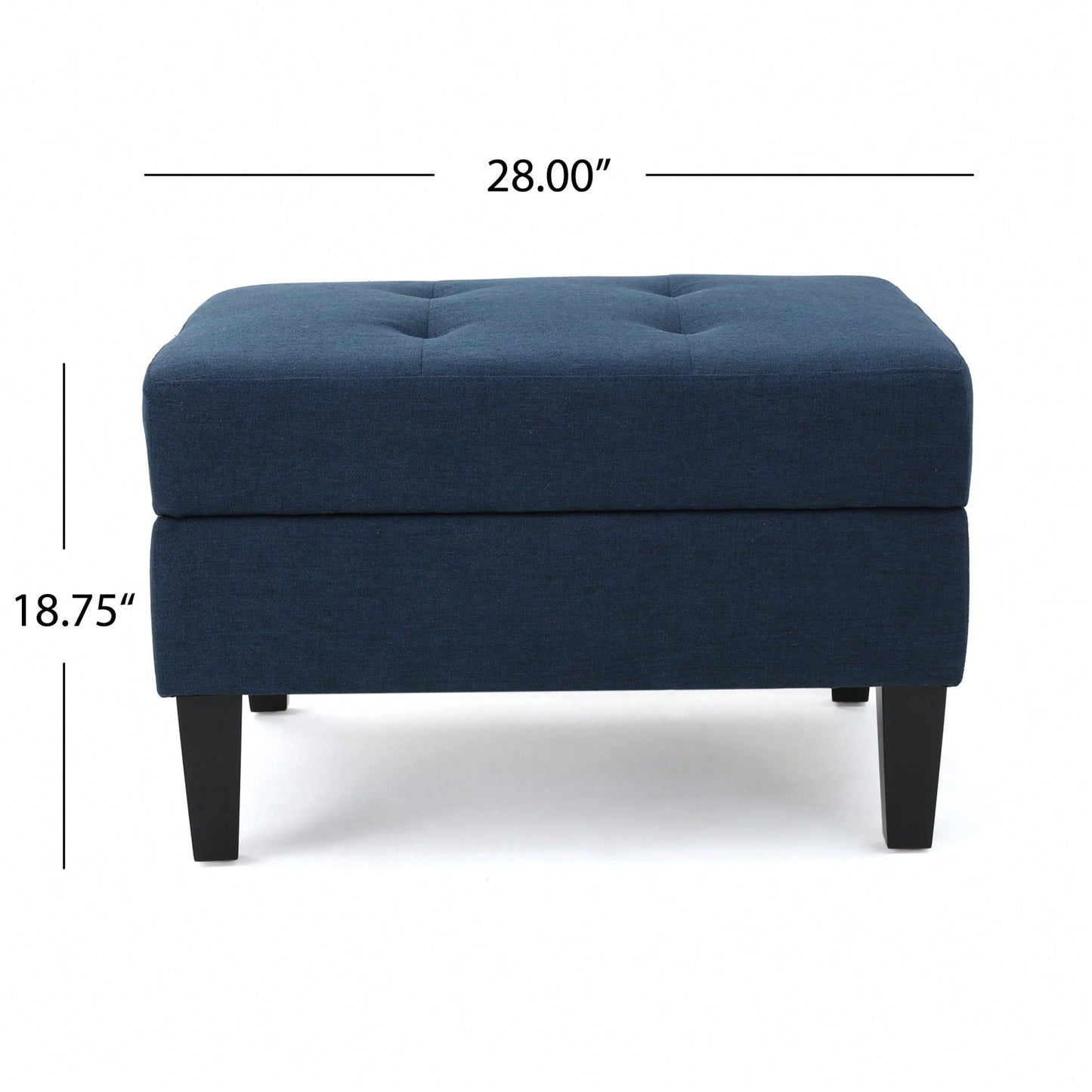 Stylish Storage Ottoman For Living Room Organization And Comfort