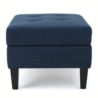 Stylish Storage Ottoman For Living Room Organization And Comfort