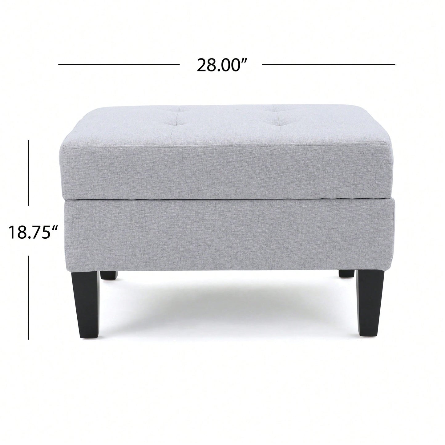 Stylish Storage Ottoman For Living Room Organization And Comfort