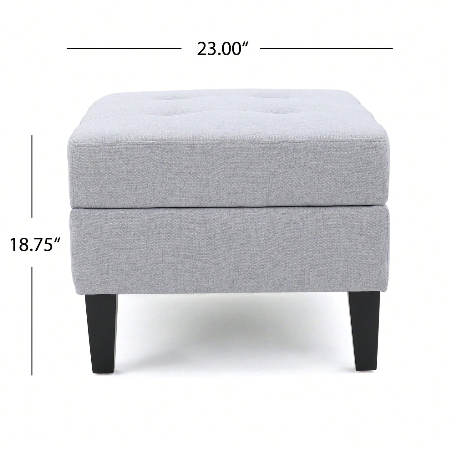 Stylish Storage Ottoman For Living Room Organization And Comfort