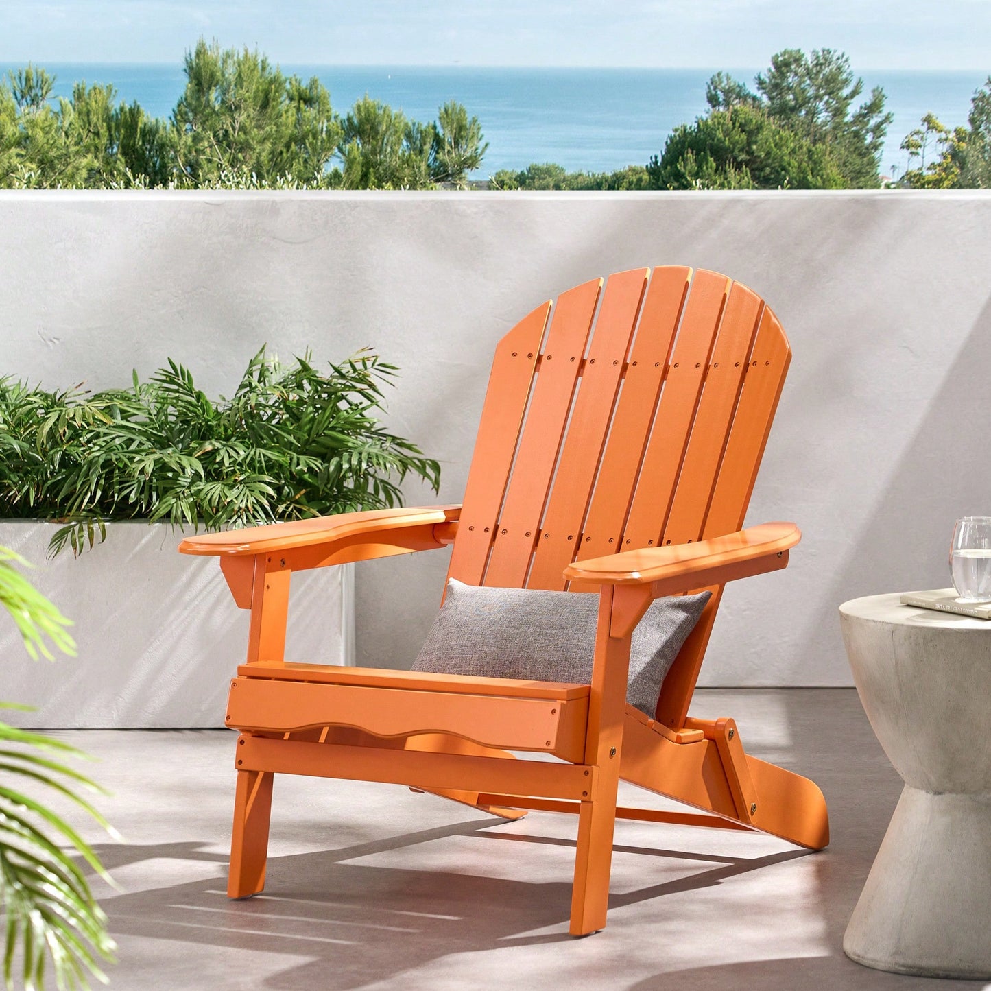 Stylish Outdoor Adirondack Chair For Relaxation And Comfort – Perfect For Patios And Gardens