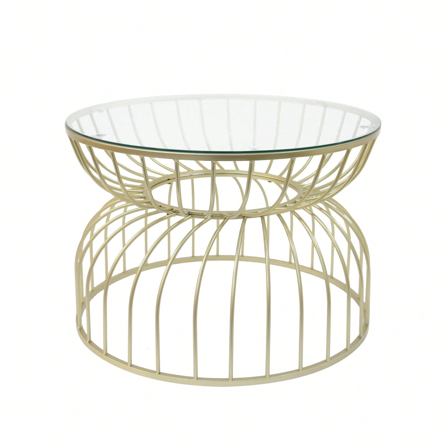 Elegant Modern Golden Coffee Table For Living Room Decor - Luxurious Design For Stylish Interiors