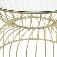 Elegant Modern Golden Coffee Table For Living Room Decor - Luxurious Design For Stylish Interiors