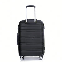 Lightweight Durable 3-Piece Hardshell Luggage Set With Spinner Wheels And TSA Lock - Stylish Purplish Blue Suitcases (20"/24"/28")