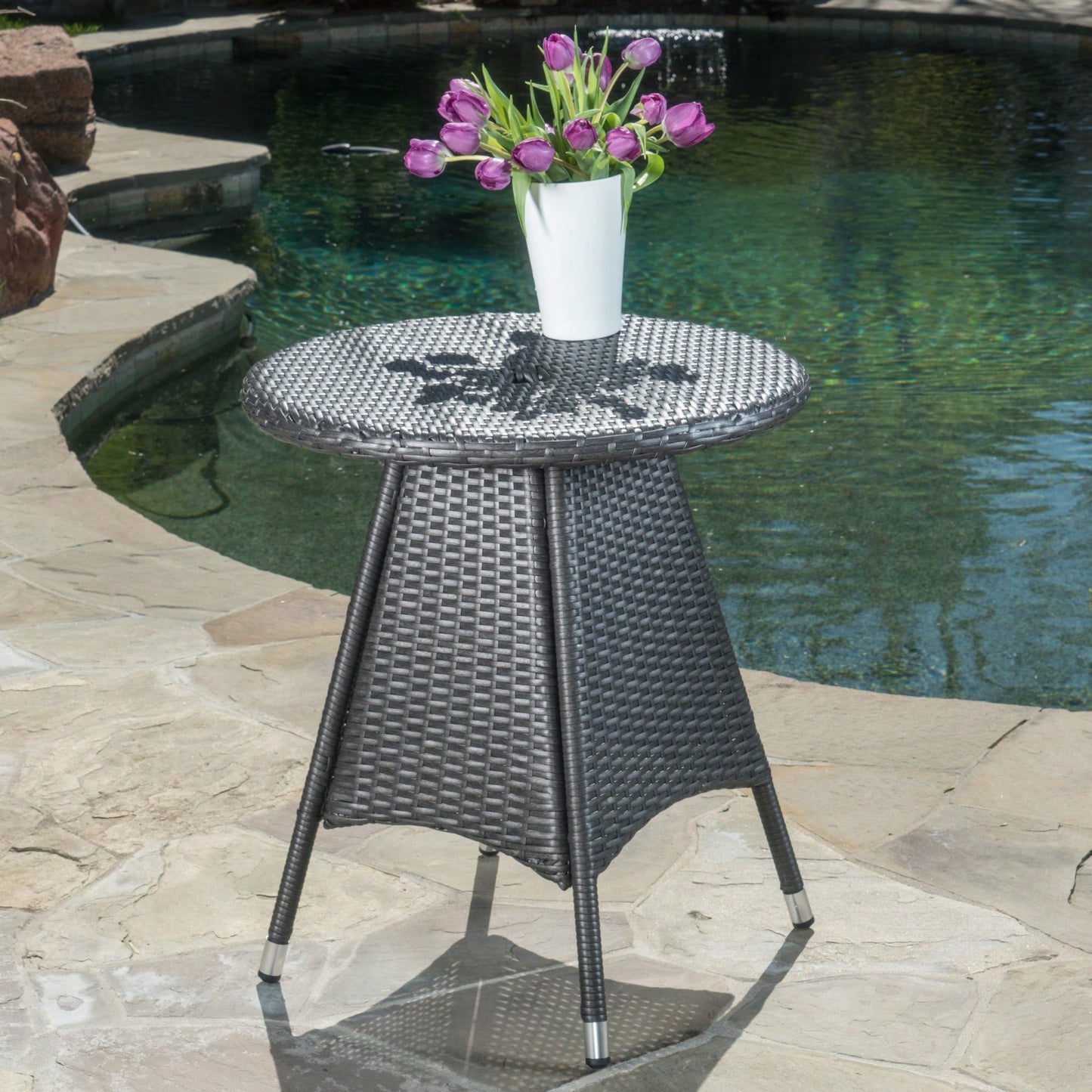 Chic Outdoor Bistro Table For Stylish Patio Dining And Entertaining