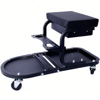 Versatile Rolling Detailing & Utility Cart For Cars, Trucks, SUVs, RVs, Home, Garden, Garage & More - Sleek Black Design