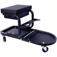 Versatile Rolling Detailing & Utility Cart For Cars, Trucks, SUVs, RVs, Home, Garden, Garage & More - Sleek Black Design