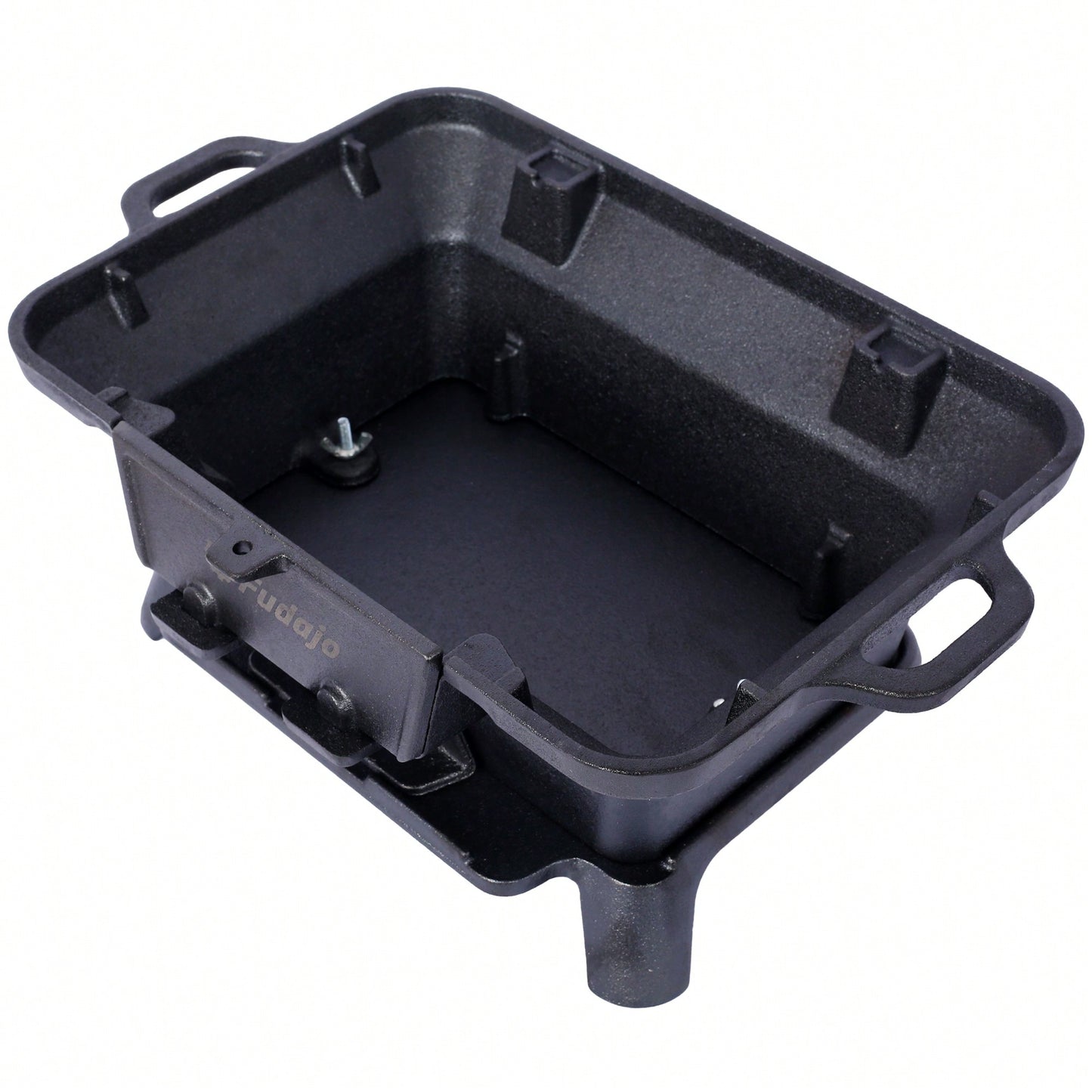 Portable Enameled Cast Iron Oval Grill for Outdoor BBQ Camping and Hibachi Style Cooking