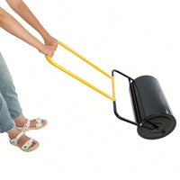 High-Capacity 40L Lawn Roller with Ergonomic Handle Fills with Sand or Water for Easy Use in Gardens Farms and Parks