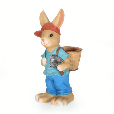 Whimsical Friendly Rabbit Planter For Indoor And Outdoor Decor