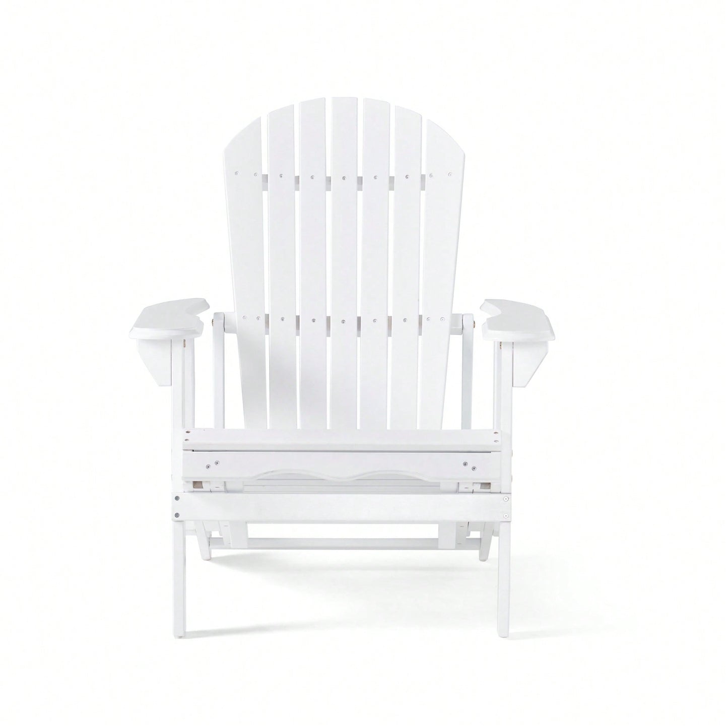 Comfortable Folding Reclining Adirondack Chair For Outdoor Relaxation