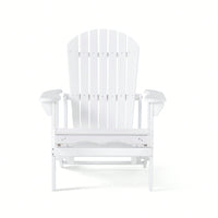 Comfortable Folding Reclining Adirondack Chair For Outdoor Relaxation