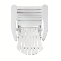 Comfortable Folding Reclining Adirondack Chair For Outdoor Relaxation