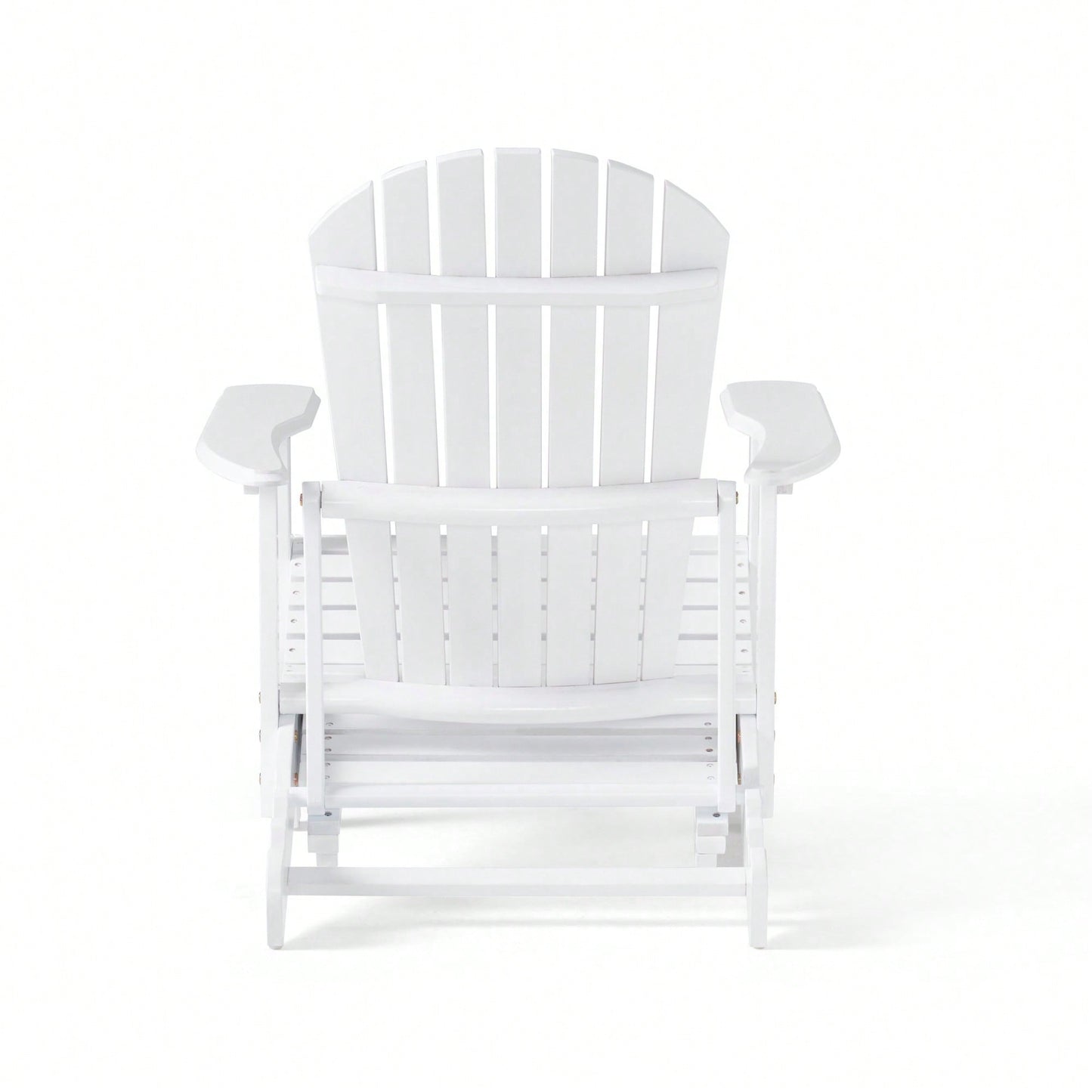 Comfortable Folding Reclining Adirondack Chair For Outdoor Relaxation