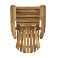 Comfortable Folding Reclining Adirondack Chair For Outdoor Relaxation