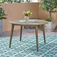 Stylish Outdoor Dining Table for Patio and Garden Use, Weather-Resistant Design