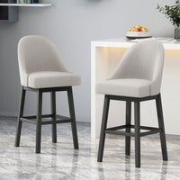 Stylish Adjustable Swivel Barstools - Set Of 2 For Modern Kitchens And Home Bars