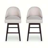 Stylish Adjustable Swivel Barstools - Set Of 2 For Modern Kitchens And Home Bars
