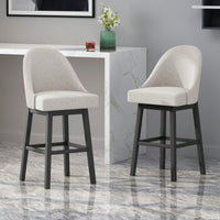 Stylish Adjustable Swivel Barstools - Set Of 2 For Modern Kitchens And Home Bars