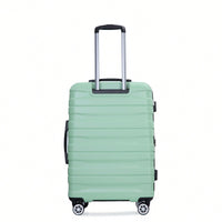 Lightweight Durable 3-Piece Expandable Luggage Set With Double Spinner Wheels, TSA Lock, And Hooks - Dark Blue (21"/25"/29")