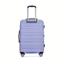 Lightweight Durable 3-Piece Expandable Luggage Set With Double Spinner Wheels, TSA Lock, And Hooks - Dark Blue (21"/25"/29")
