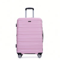 Lightweight Durable 3-Piece Expandable Luggage Set With Double Spinner Wheels, TSA Lock, And Hooks - Dark Blue (21"/25"/29")