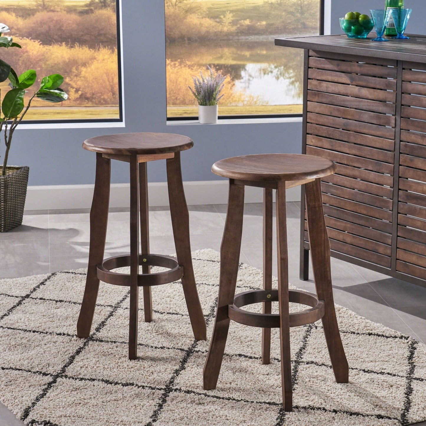 Stylish Modern Barstool With Comfortable Upholstery For Home Or Business Use