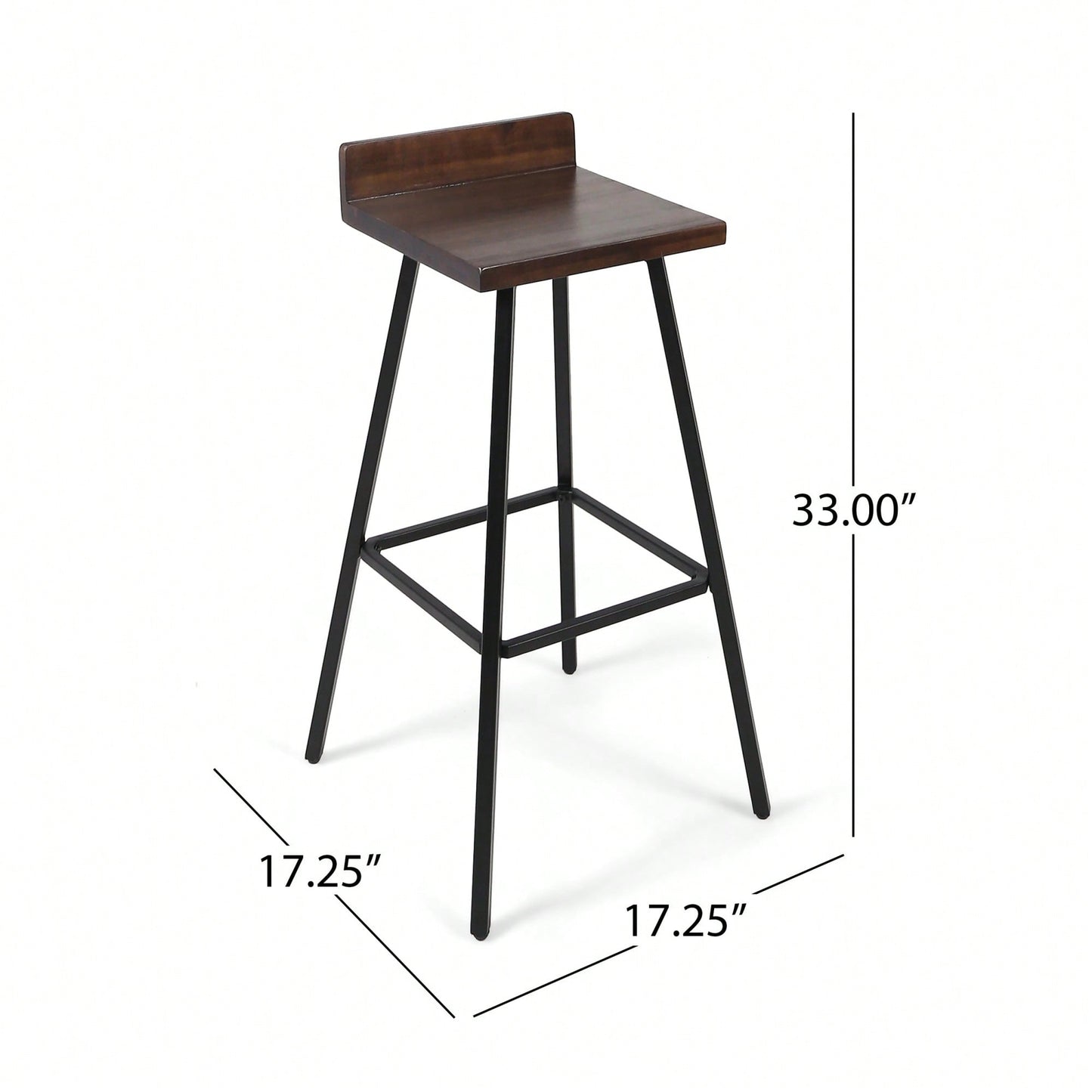 Modern Adjustable Height Bar Stool With Elegant Design And Comfortable Seating