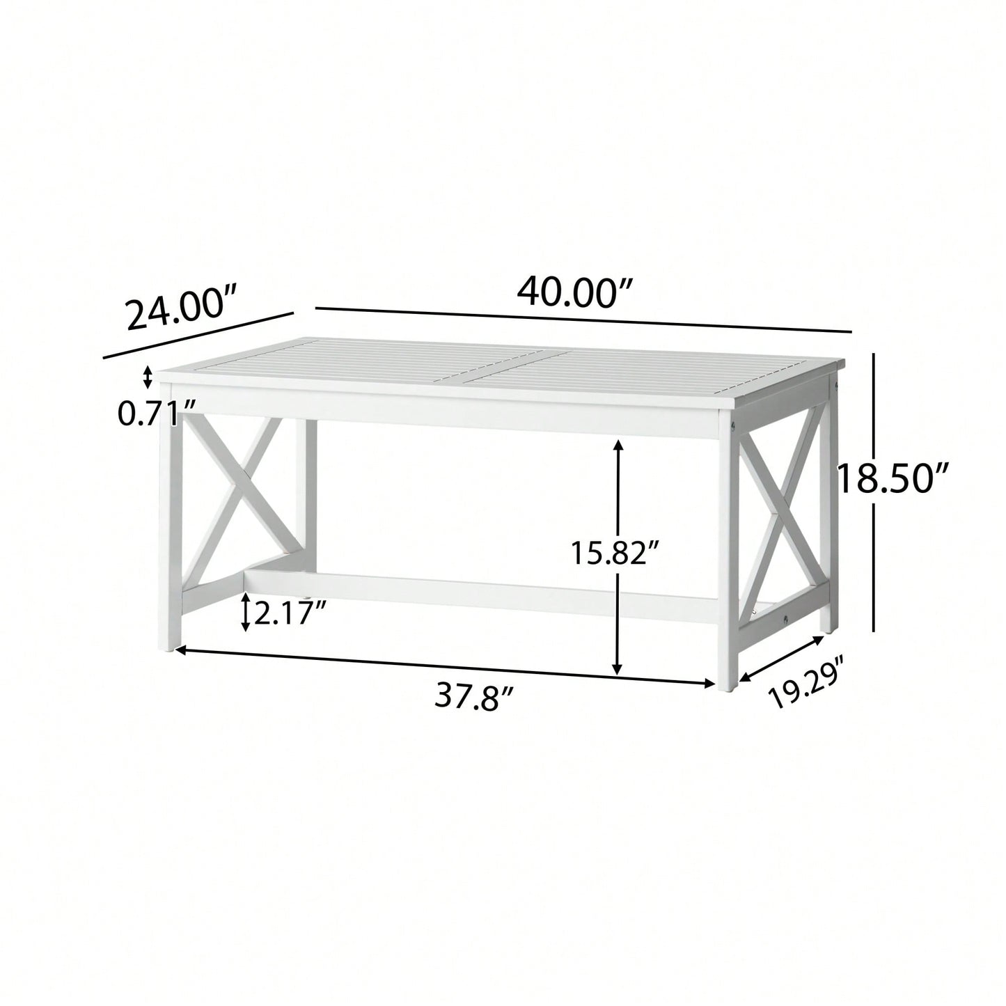 Stylish Modern Coffee Table With Storage - Elegant Centerpiece For Living Room Decor