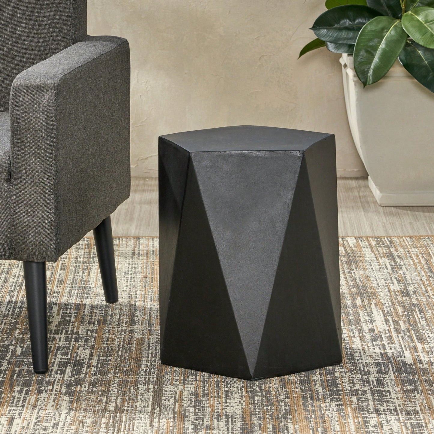 Elegant Modern Side Table For Living Room Or Bedroom - Stylish Furniture Accent In Versatile Finishes