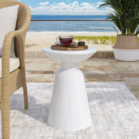 Spacious Outdoor Metal Side Table For Patios And Gardens - Perfect For Entertaining