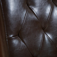 Elegant Tufted Dining Chair Set With Decorative Buttons - Pair Of 2