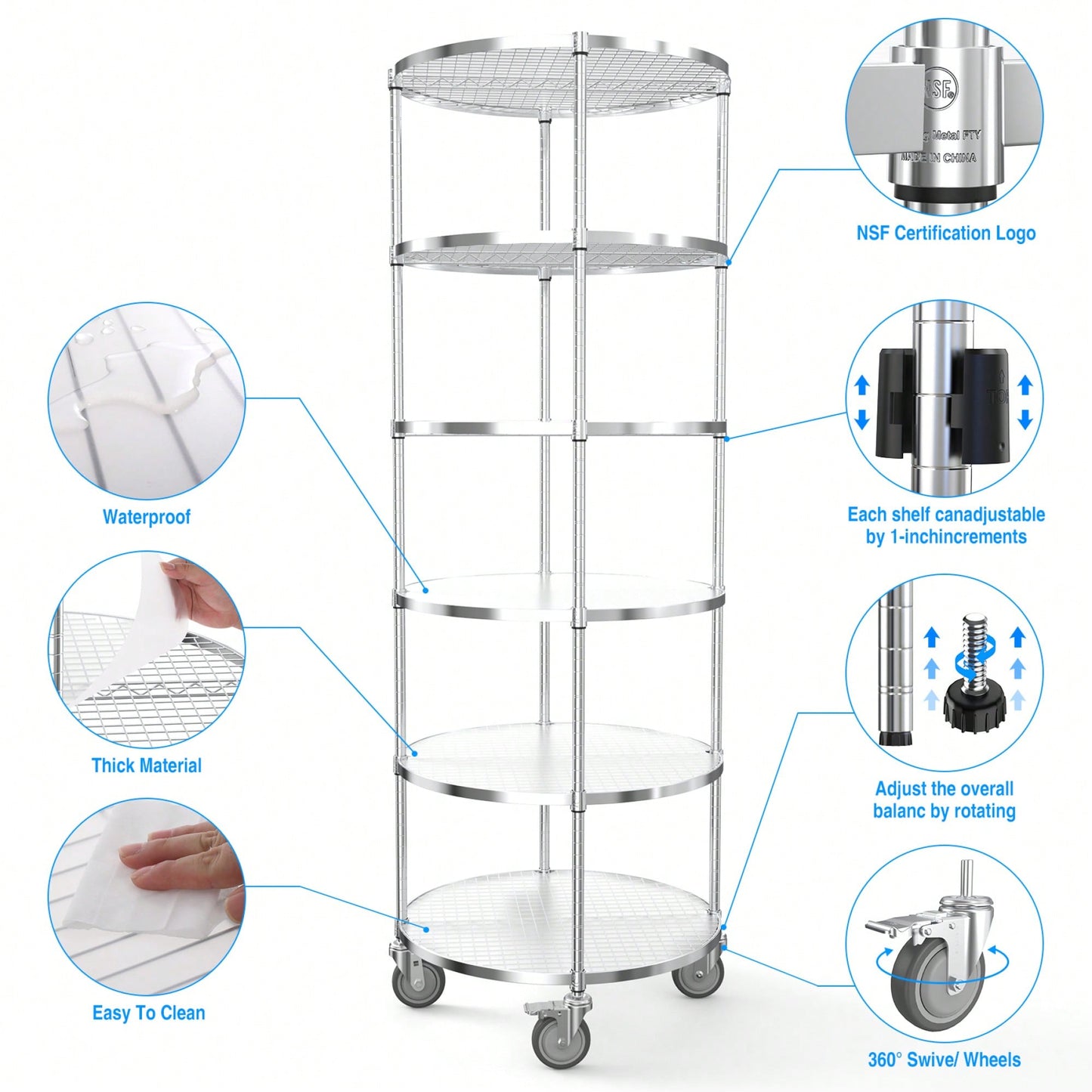 30-Inch Heavy-Duty Lockable Storage Cabinet With Adjustable Shelves - Perfect For Organizing Tools And Supplies