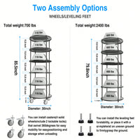 30-Inch Heavy-Duty Lockable Storage Cabinet With Adjustable Shelves - Perfect For Organizing Tools And Supplies