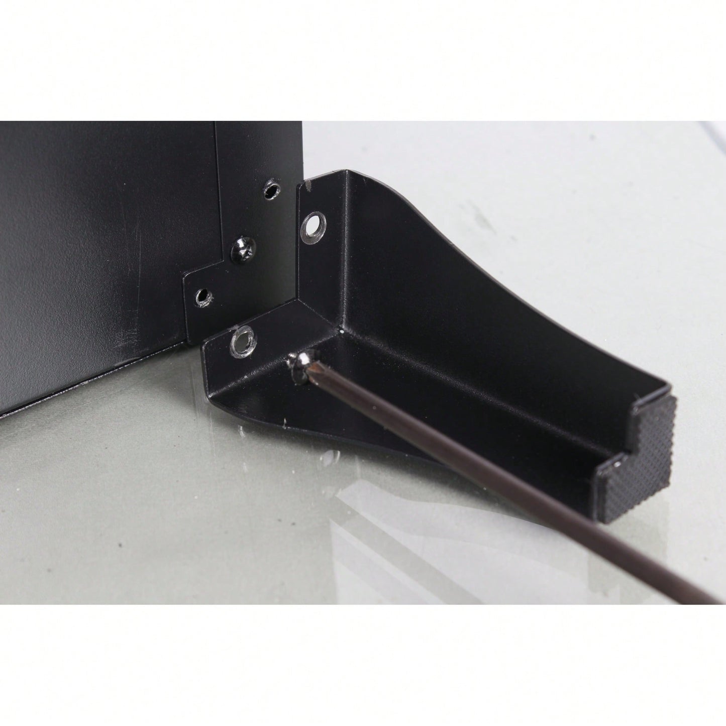 Elegant 24-Inch Three-Sided Glass Electric Fireplace With Stylish Feet - Contemporary Home Heating Solution